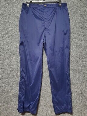 Vintage Sunice Golf Windbreaker Pants Elastic Waist Outdoor Sports Mens XL Navy
